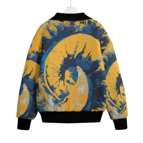 classic fit fleece jacket – los angeles blue/yellow/white rallyprint - Image 2