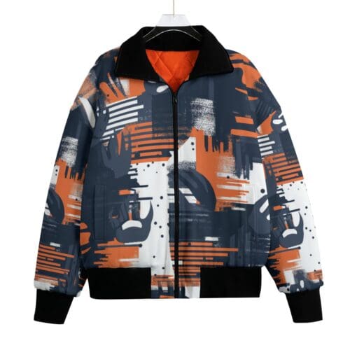 classic fit fleece jacket – chicago navy/orange/white rallyprint