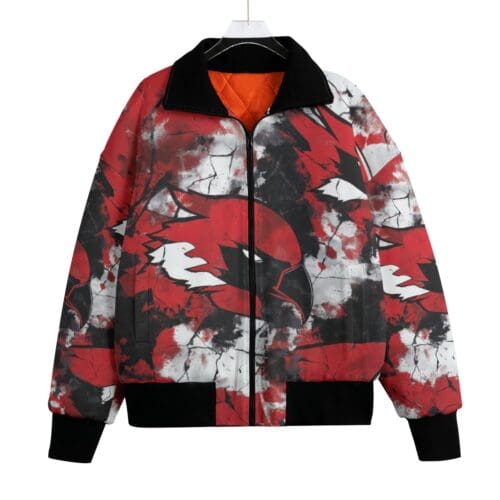 classic fit fleece jacket – arizona red/white/black rallyprint