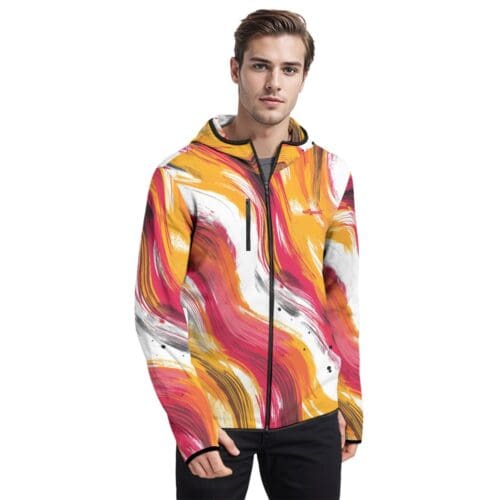 men's premium hoodie - kansas city red/gold/white rallyprint