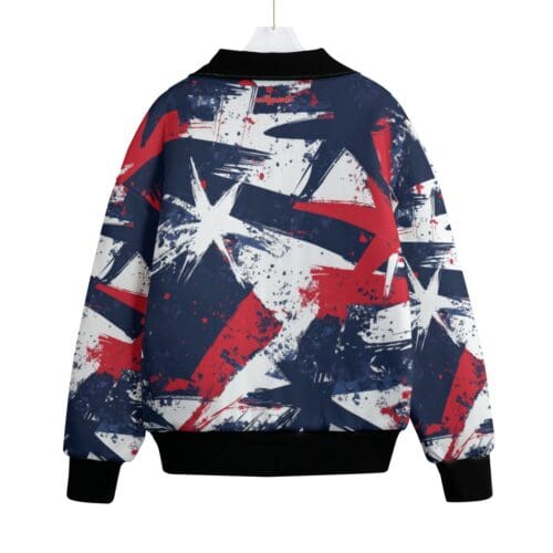 classic fit fleece jacket – new england navy/red/white/silver rallyprint - Image 2