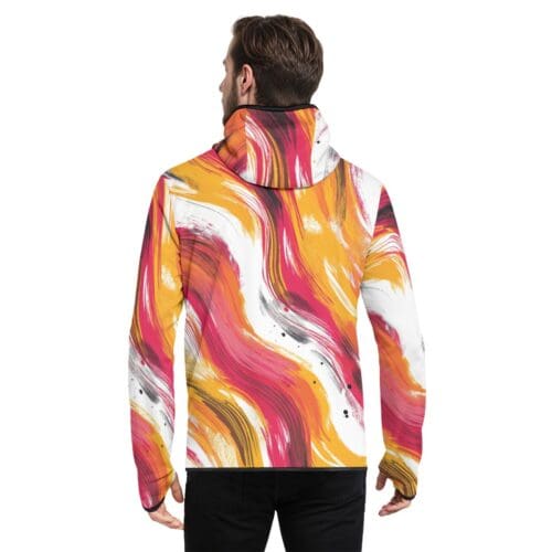 men's premium hoodie - kansas city red/gold/white rallyprint - Image 3