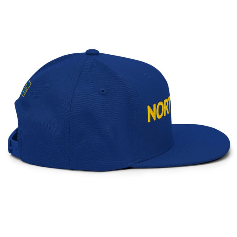 NORTHPORT AF  - always fan snapback hat blue/yellow - Image 6
