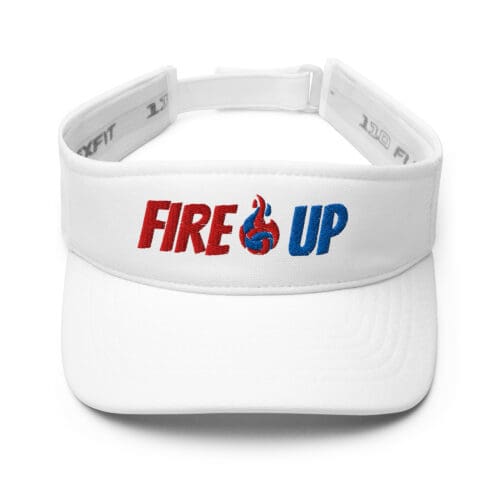 flexfit rally visor - fire up smhs