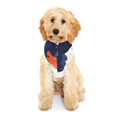 pet hoodie - denver orange/blue/white - Image 4