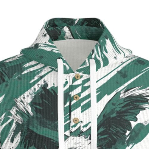 men’s half button hoodie – philadelphia midnight/green/white rallyprint - Image 6