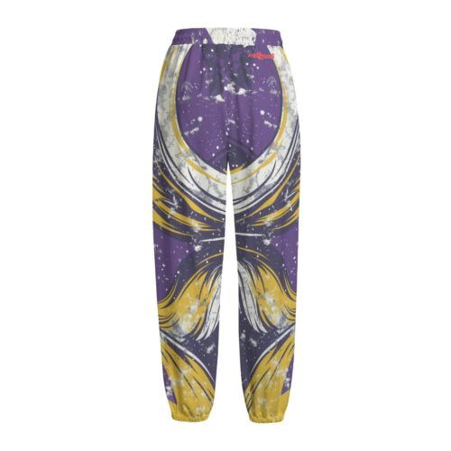 unisex fleece pants – minnesota nordic purple/gold - Image 2