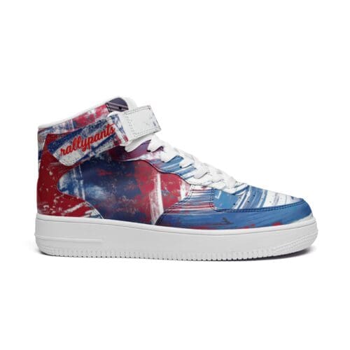 rally force one high-top kicks – new york blue/red/white rallyprint - Image 2