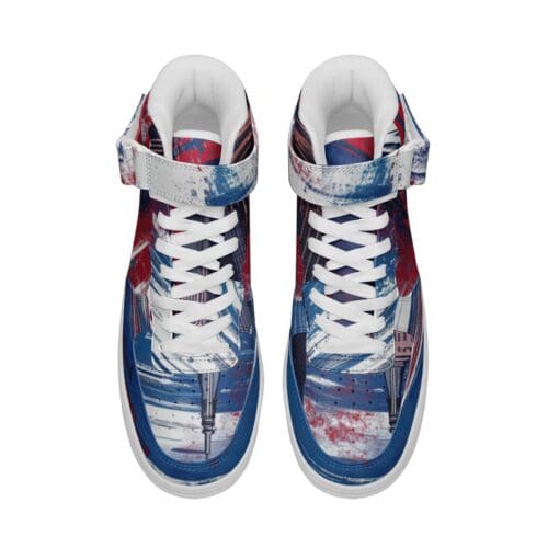 rally force one high-top kicks – new york blue/red/white rallyprint - Image 5