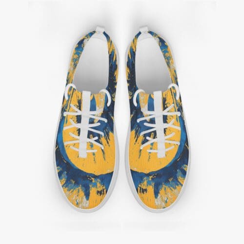 low top sneakers – los angeles blue/yellow/white rallyprint - Image 4