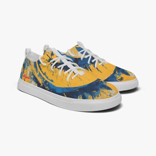 low top sneakers – los angeles blue/yellow/white rallyprint - Image 5