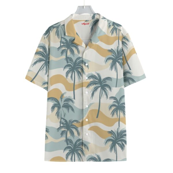 men's hawaiian shirt - peaceful palms